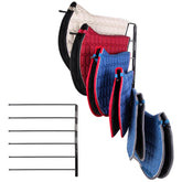 TOMESHA saddle pad rack with 180-degree swivel for quick pad access