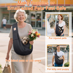 Tomkas large opening for easy loading keeps small pets visible and accessible.