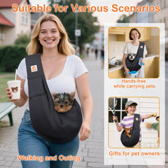 Tomkas safety buckle secures your pet on the go with a gentle click.