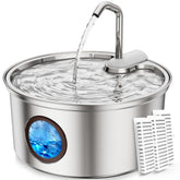 Tomxcute cat water fountain quiet-pump for peaceful drinking
