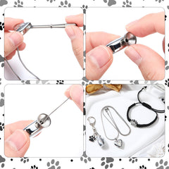 Tondiamo paw print bracelet, a daily wearable memorial.