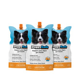 Tonisity DoggyRade bottle being poured shows hydration and electrolytes for active dogs