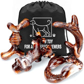 TonyEst indestructible nylon dog chew toy for aggressive chewers boosts durability and long-lasting play.