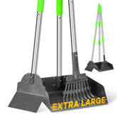 TOOGE Larger Pooper Scooper tray-9x9-5-inch enables quick yard waste pickups.