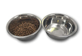 Top Dog Chews water-dish bowls set, rust-free and easy to clean for hydration.