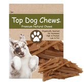 Top Dog Chews flat turkey tendons chew for durable dental care and tasty rewards