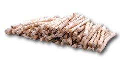 Top Dog Chews premium rawhide twists provide clean teeth during play.