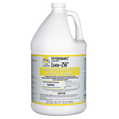 Top Performance 256 bottle showing concentrated disinfectant for kennels and clinics.