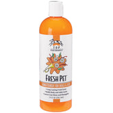 Top Performance Fresh Pet Conditioner bottle pour showing easy application and lasting fragrance.
