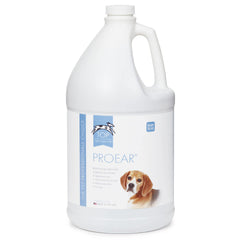 Top Performance ProEar bottle pouring into a dog's ear for quick cleaning and odor reduction.