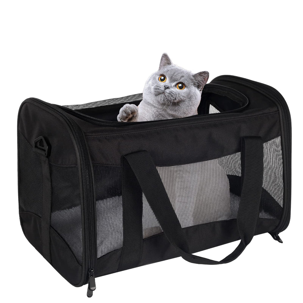 Top Tasta airline-approved cat carrying case under seat for travel