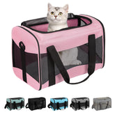 Top Tasta cat carrying case with airline-approved design and secure entry points.