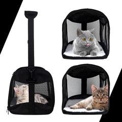 Top Tasta cat dog carrier with removable wool pad for comfort