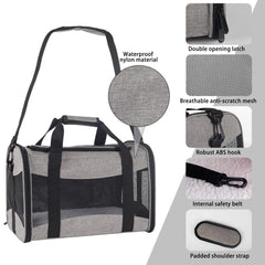 Top Tasta collapsible travel carrier folds flat for storage
