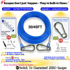 TopKnot 360 swivel base prevents tangling during outdoor play.