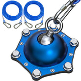 TOPKNOT dog tie out stake with 360-degree swivel for tangle-free outdoor play