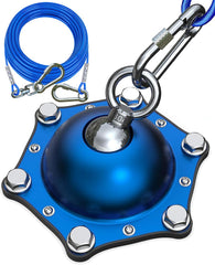 TopKnot 360-degree swivel dog tie-out stake for tangle-free freedom outdoors.