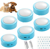 Topodome rechargeable cat buttons six-pack for interactive play and daily communication.