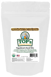 TOP's Napoleon's Seed Mix packaging shows freshness and convenience for storage