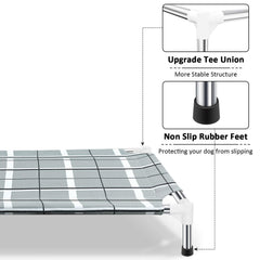 Topsmartking dog bed with non-slip feet for stable placement on smooth surfaces.