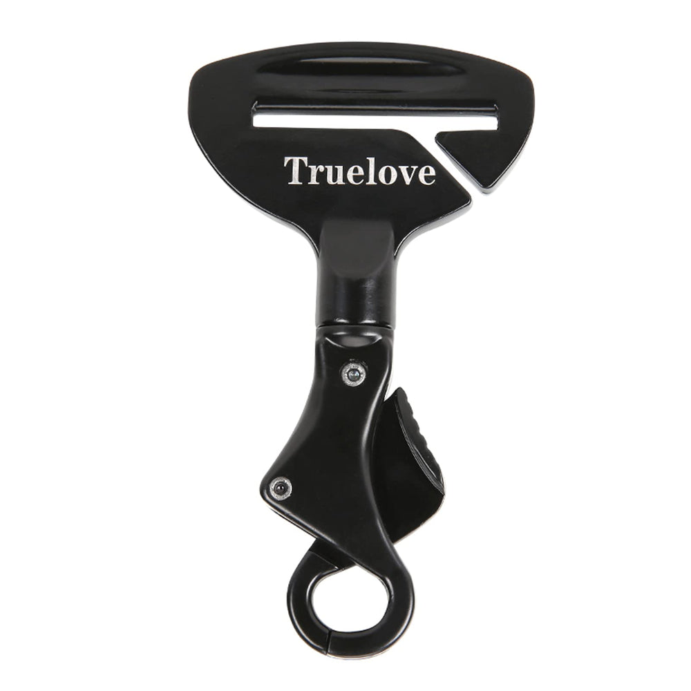 TOPSOSO Truelove buckle lock closeup showing sturdy aluminum for secure pet restraint.