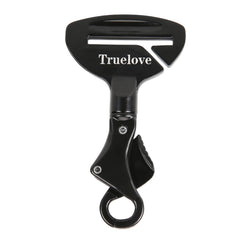 TOPSOSO Truelove buckle lock closeup showing sturdy aluminum for secure pet restraint.