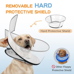Toptakeit adjustable collar with secure closure stays in place