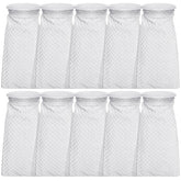 TOPZEA 4-inch ring filter sock close-up of 150 micron honeycomb weave for efficient filtration