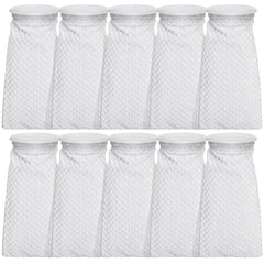 TOPZEA 4-inch ring filter sock close-up of 150 micron honeycomb weave for efficient filtration