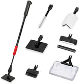 TOPZEA 6-in-1 cleaner with extended handle reaching deep tanks for thorough cleaning