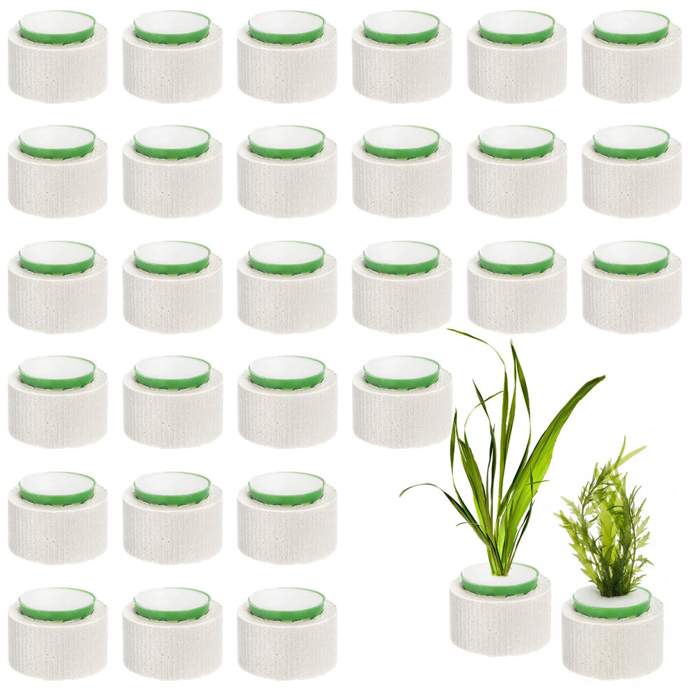 TOPZEA aquarium plant pots with net pots securing bottom placement for lush layouts.