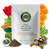 Tortoise Resource Center baby sulcata food powder bag for healthy growth