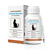 Totoketty dewormer for cats bottle pour shows easy dosing for parasite control