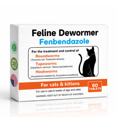 Totoketty Fenbendazole dewormer cat bottle for routine parasite management