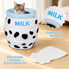 TOYSBOOM Enclosed Cat Hut offering secure rest for small pets