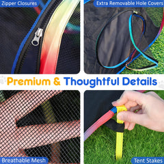 TOYSBOOM Outdoor Cat Enclosure premium mesh for clear visibility and paw comfort