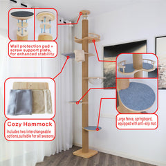 TQEW stable base supports up to 140 lbs for multi-cat homes