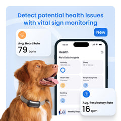 Tractive Bark alerts notify you of unusual barking patterns.