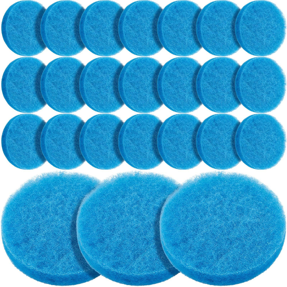 Tranqun water polishing pad pack of 24 in blue improves water clarity.