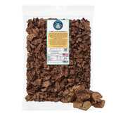 TREATOPIA Beef Lung Nuggies bag front with resealable pouch for freshness.