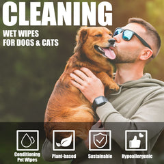Treela dog wipes gently cleanse ears to support comfortable grooming sessions.