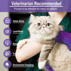 Trendy Hub cat calming collar showing breakaway safety clasp for safety