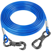 Tresbro 30ft reflective tie out cable, side view, shows extended reach and durability.