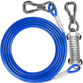 Tresbro 50ft tie-out cable in action for secure outdoor restraint.