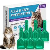 Trihood cat topical application between shoulder blades for easy protection.