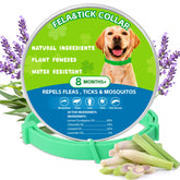 Trihood natural collar lemon eucalyptus label for gentle, chemical-free protection.