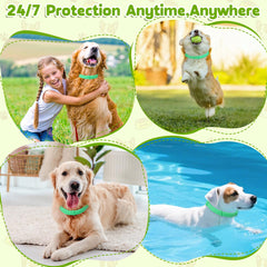 Trihood soft nylon collar close-up highlighting comfortable texture.