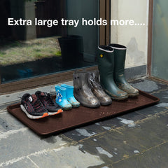 Trimate boot tray interior ridges lifting footwear for faster drying