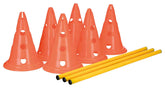 TRIXIE dog agility hurdle cone set for versatile backyard training.