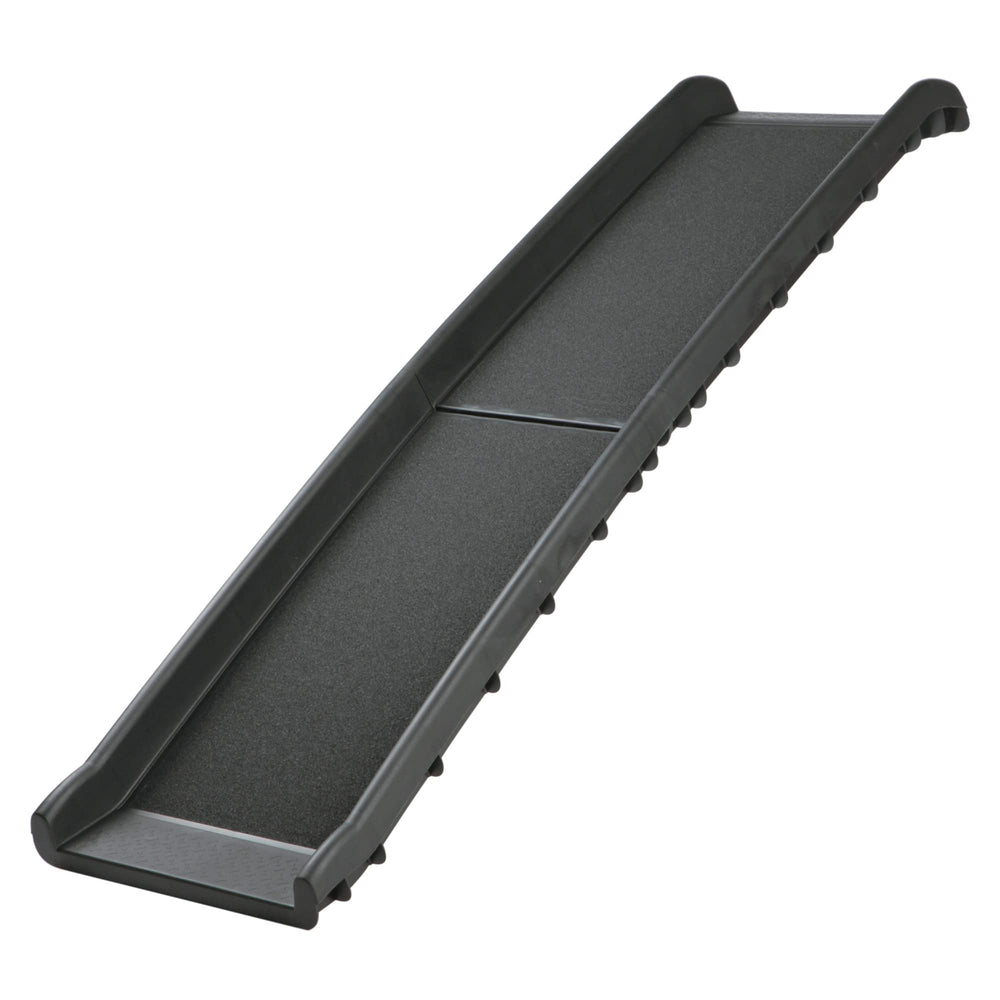 TRIXIE folding dog ramp with non-slip surface for safer steps.